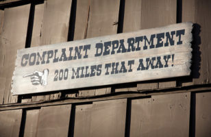 Complaint Department Located 200 Miles Away